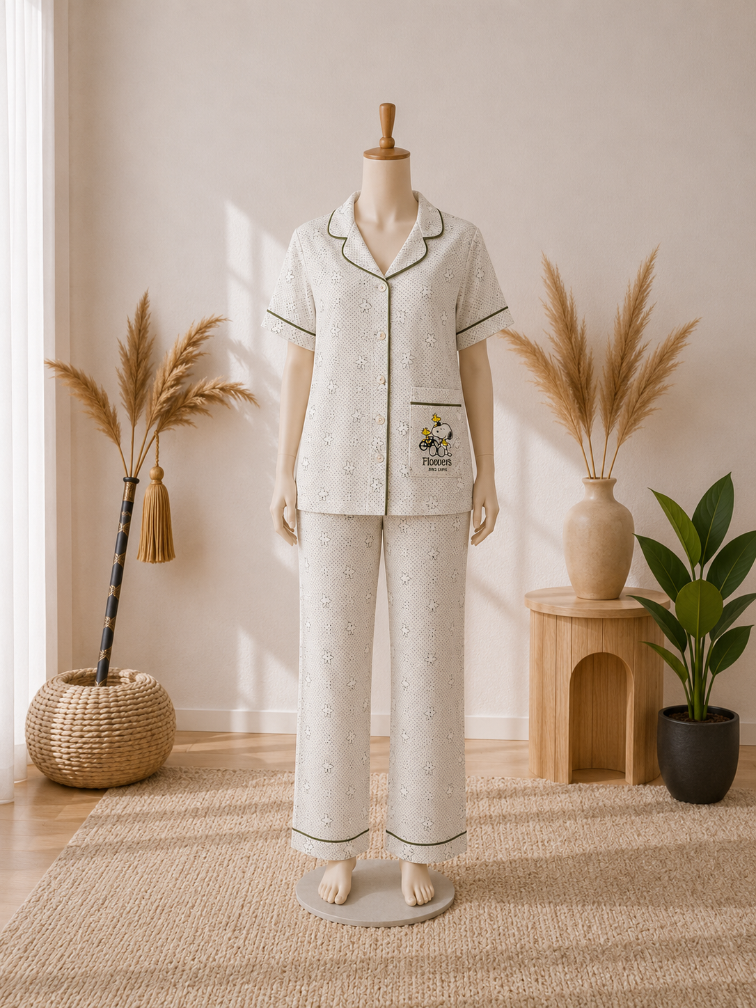 Flowers & love pajama