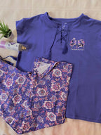 Flower bird pajama