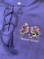 Flower bird pajama