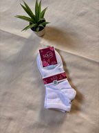 Lucia White Socks