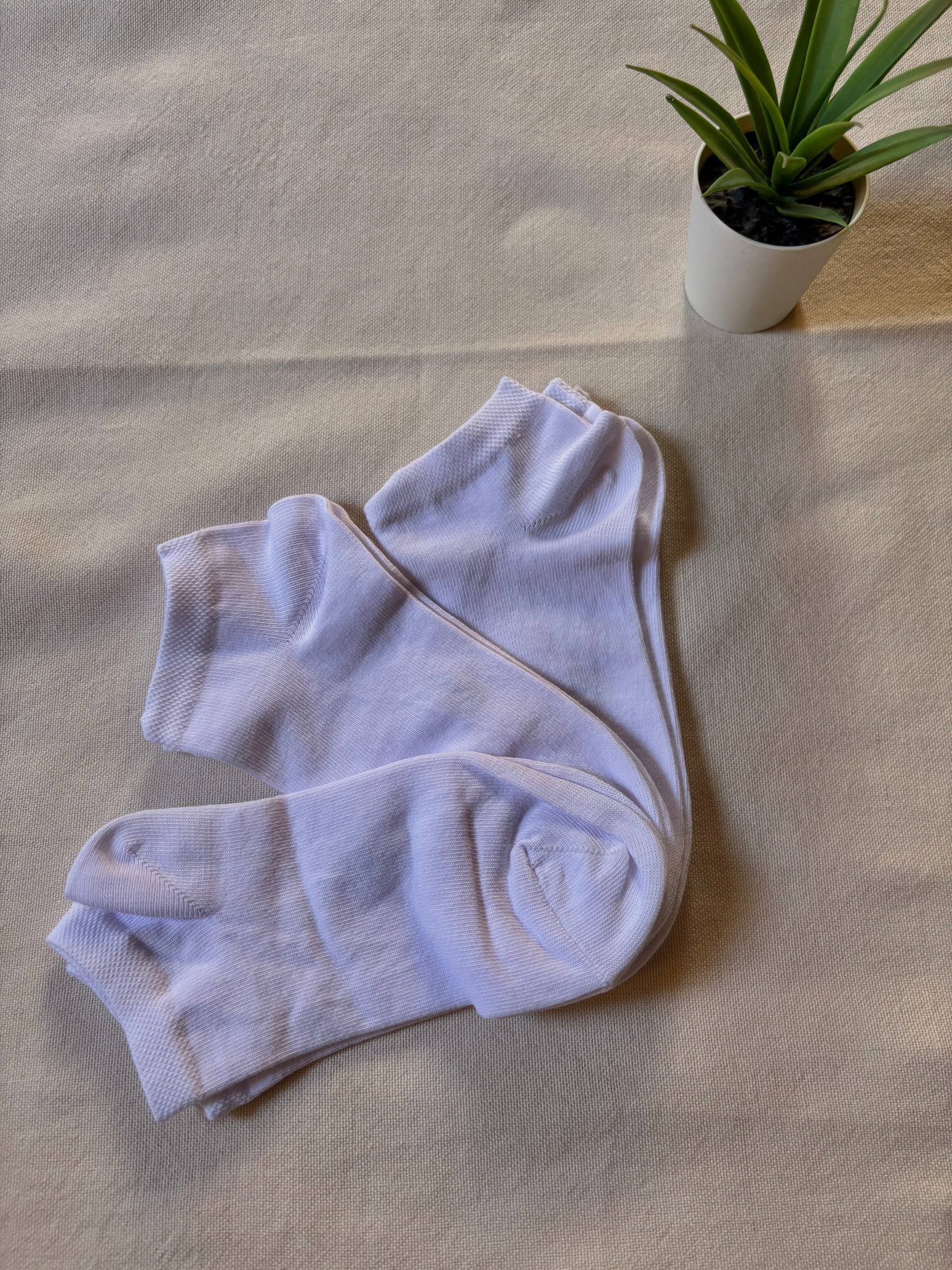 Carmen White Socks