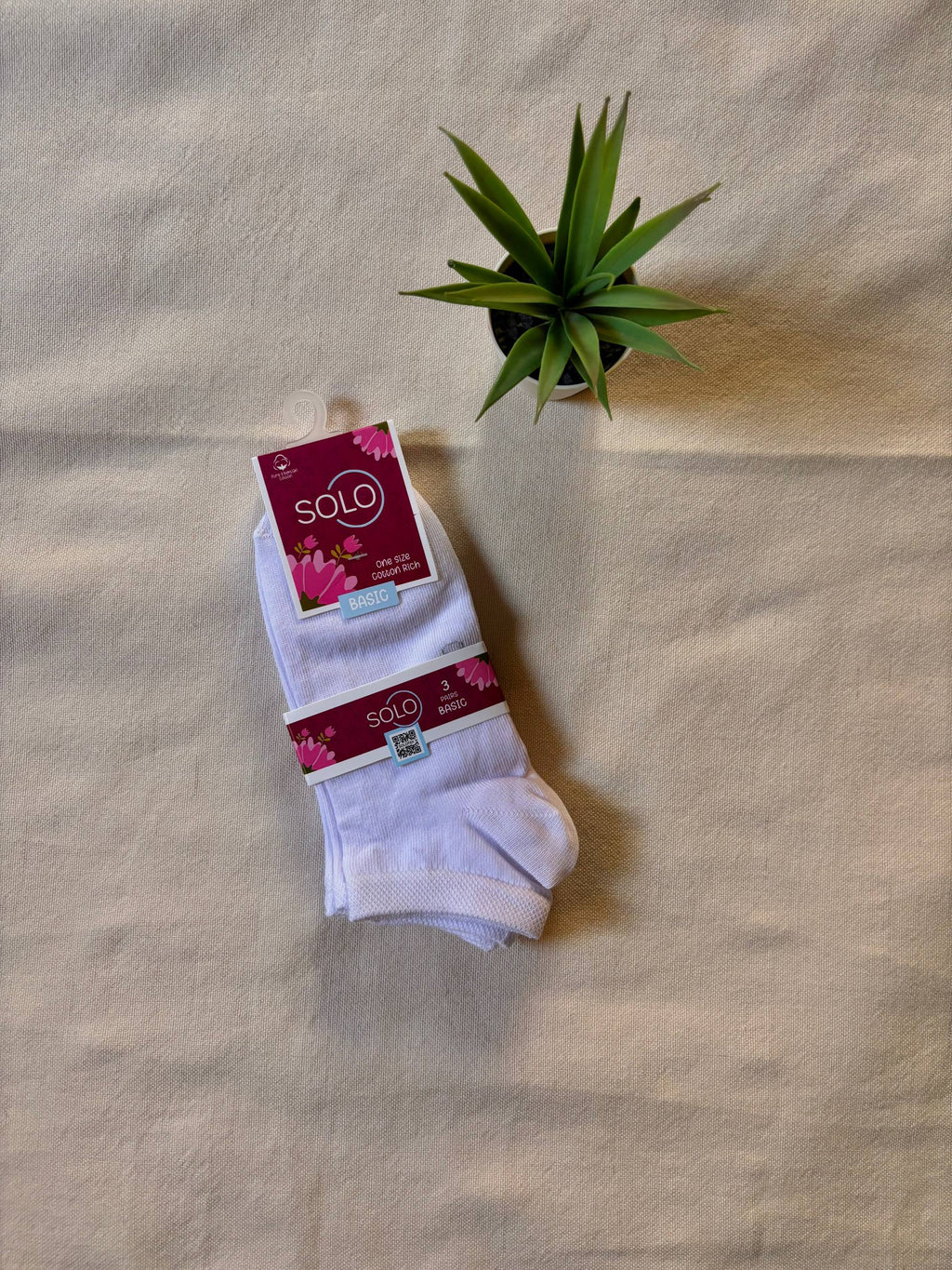 Carmen White Socks
