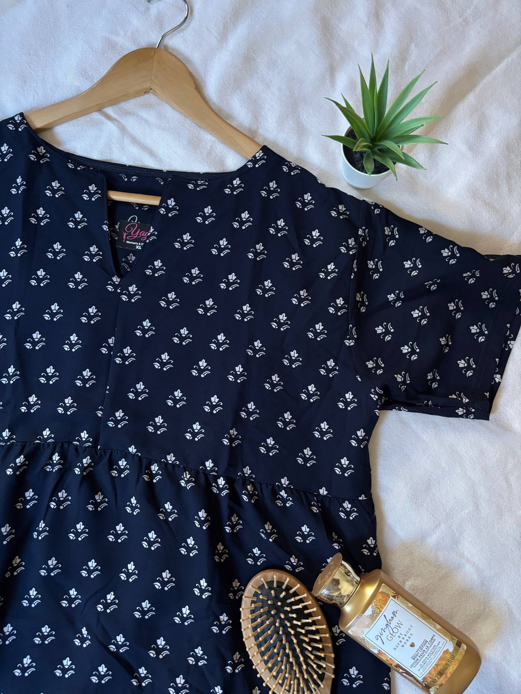 Black floral